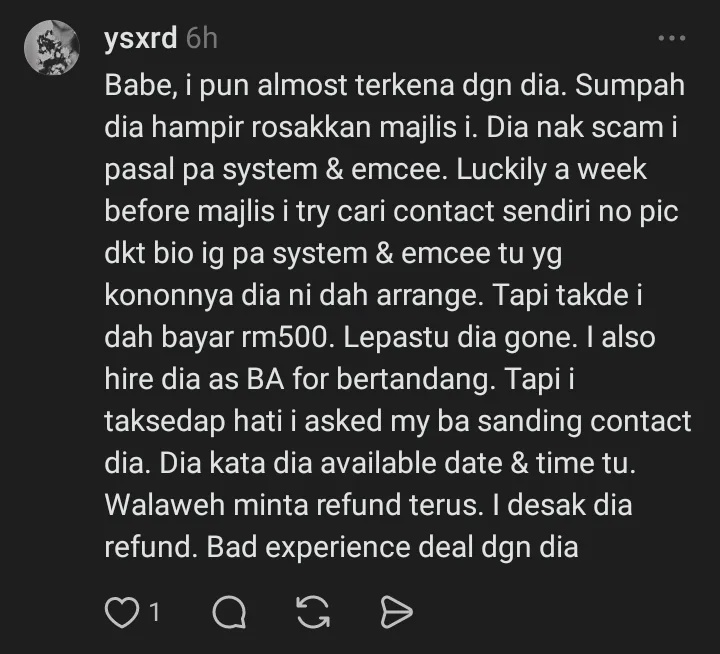 Image from: Bride Assistant ‘Kantoi’ Ambil Duit Mas Kahwin, Curi Rantai Dan Gelang Pengantin, Rupanya Ramai Jadi Mangsa – “Sangat Licik!”