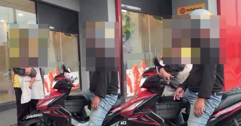 Image from: Lelaki Tular Tengking Isteri Depan Restoran Makanan Segera Tampil Mohon Maaf – “Biasalah, Saya Insan Yang Lemah”