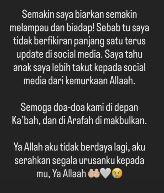 Image from: “Makin Lama Biar Makin Biadab..” – Ibu Zahirah Macwilson Dakwa Hubungan Dengan Anak Renggang, Nak Jumpa Cucu Pun Bersyarat