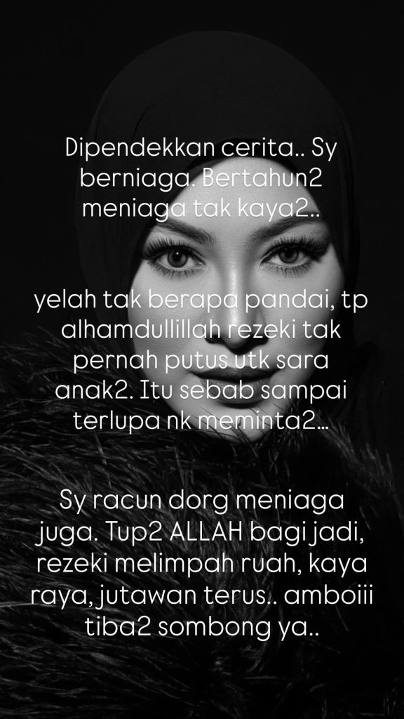 Image from: “Sampai Terkencing Dalam Kereta, Ada Dia Peduli?” – Abby Abadi Luah ‘Luka Yang Tersimpan’, Dakwa Pernah Berkorban Demi Keluarga Hingga Trauma