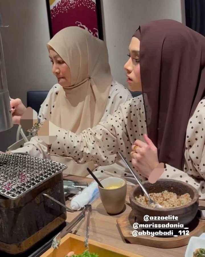 Image from: “Mana Ada Gaduh Dengan Marissa Tapi Tuju Dekat…” – Abby Abadi Nafi Bermasam Muka, Dah Keluar Makan Bersama