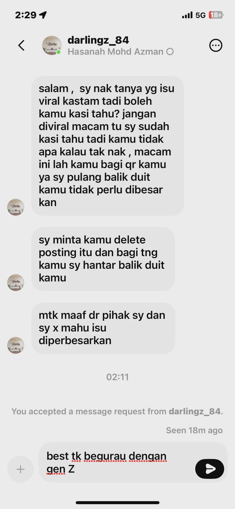 k