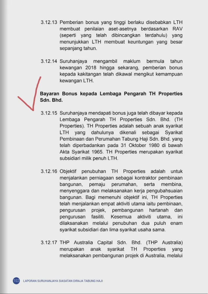 Image from: (Laporan RCI) : Tabung Haji Rugi RM1.4 Bilion, Bonus Kakitangan Tertinggi Dibayar Sehingga 13 Bulan Gaji