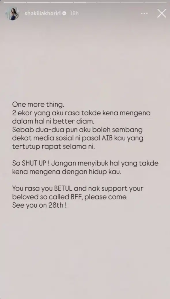 Image from: Pelakon Wanita Difitnah Berzina, Sihir Suami Orang – “Aku Minta Bukti Tak Ada, Jangan Main Api”
