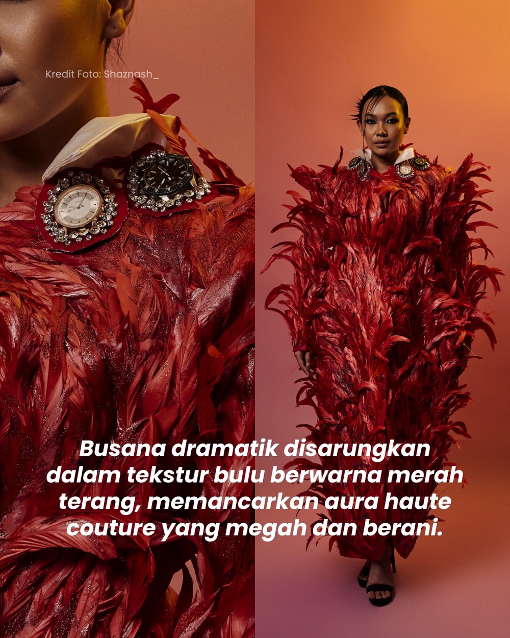 Image from: Busana Jam Vintaj & Hourglass Tarik Perhatian, Koleksi ‘Running Out Of Time’ Shaznash Curi Tumpuan Di KLFW 2026