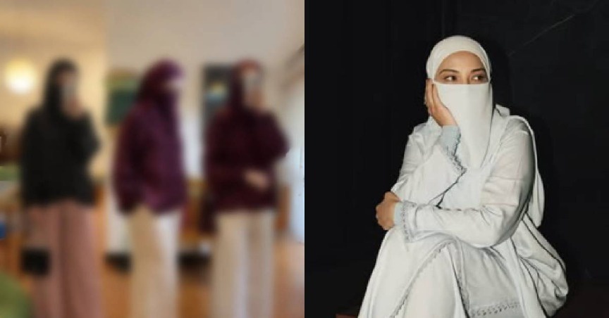 Image from: “Harap Sis Kembali Ke Pangkal Jalan” – Swafoto Julia Farhana Pakai Tuala Separuh Badan Undang Perhatian Netizen