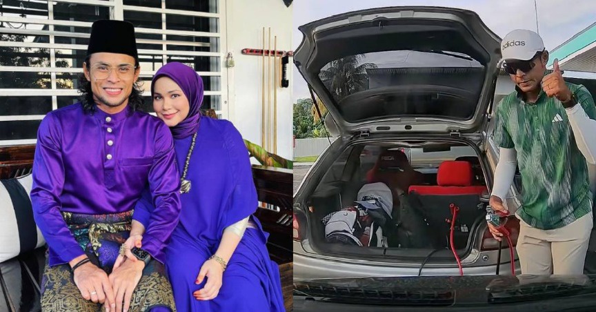 Image from: Jarir Teman Daddy Mommy Ke Singapura, Foto Keluarga Kecil Fattah Amin & Amira Othman Curi Perhatian