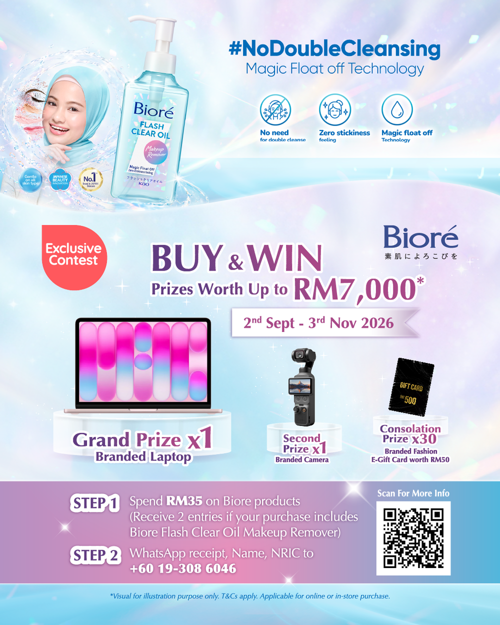Image from: Makeup Waterproof Susah Nak Tanggal? RM1 Je Dah Boleh Try ‘Shortcut’ Ni Dekat Watsons