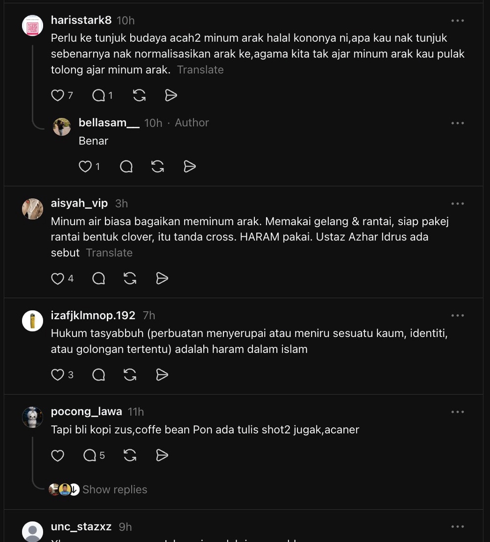 Image from: “Perlu Ke Acah-Acah Macam Minum Arak?” – Netizen Persoal Video Promosi Minuman ‘Shot’ Di Restoran