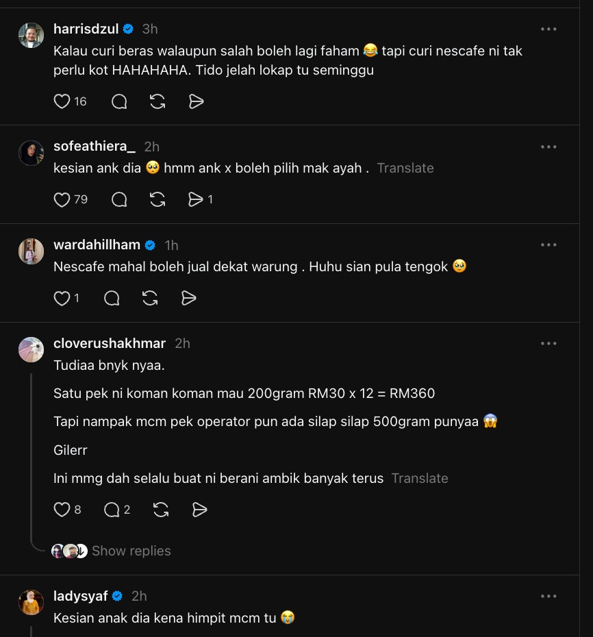 Image from: “Nak Kesian Tapi Banyak Pula Paket Nescafe Akak Rembat” – Netizen