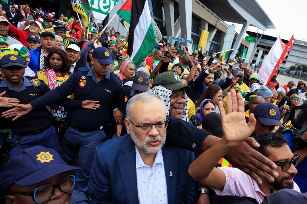Expelled South African ambassador returns home, says US sanction is