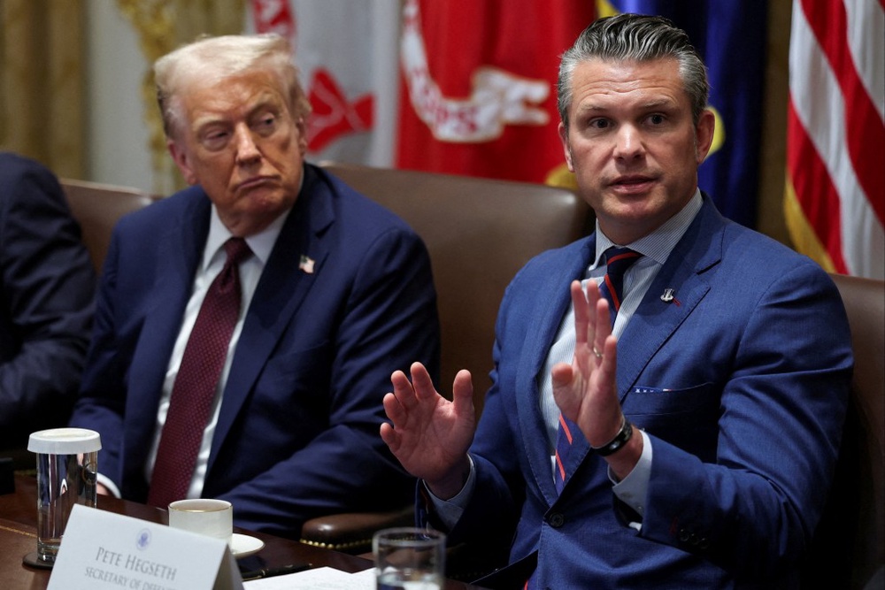 Trump says he will tell US military leaders ‘we love them’ at Quantico ...