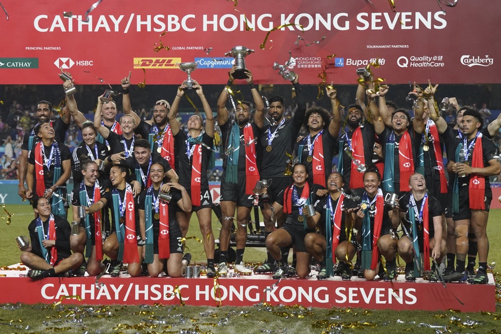 Hong Kong Sevens 2023 live New Zealand win women’s and men’s Cup final