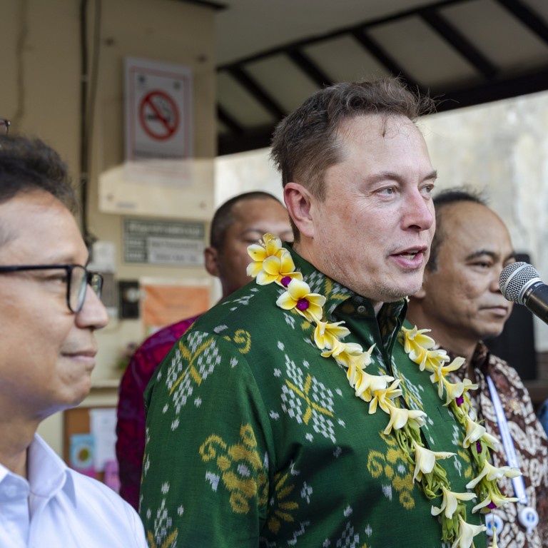 Indonesian leaders woo Elon Musk to build rocket facility and battery