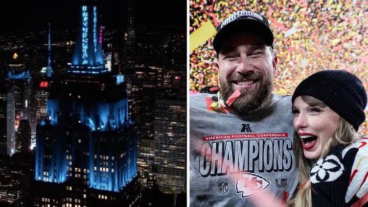 Image from: Taylor Swift-Travis Kelce wedding live: Celebrity guests pour out of Madison Square Garden after huge ceremony