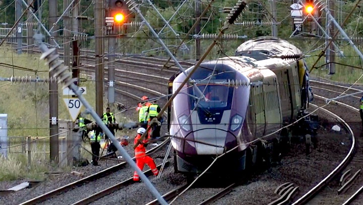 Image from: Bedford train crash latest: Nine in critical condition as King Charles ‘greatly saddened’ by deadly collision
