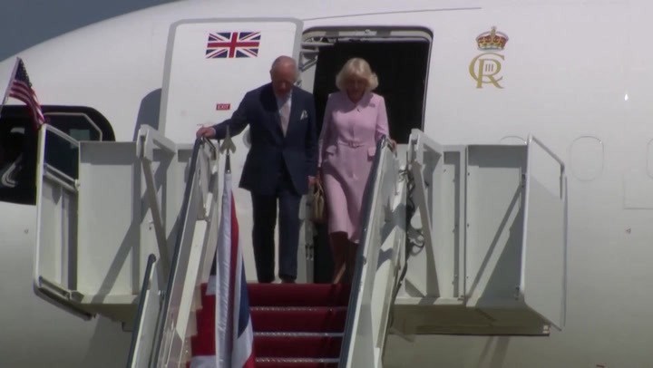 Image from: King Charles US visit live: Donald Trump and Melania greet monarch and Queen Camilla at White House