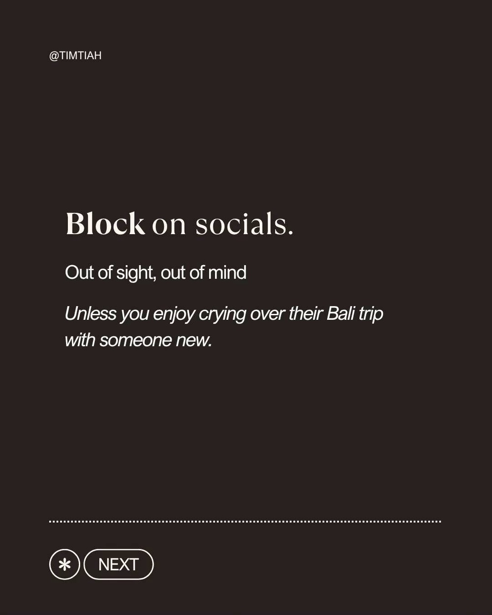Image from: Still stalking your ex's IG at 2AM?