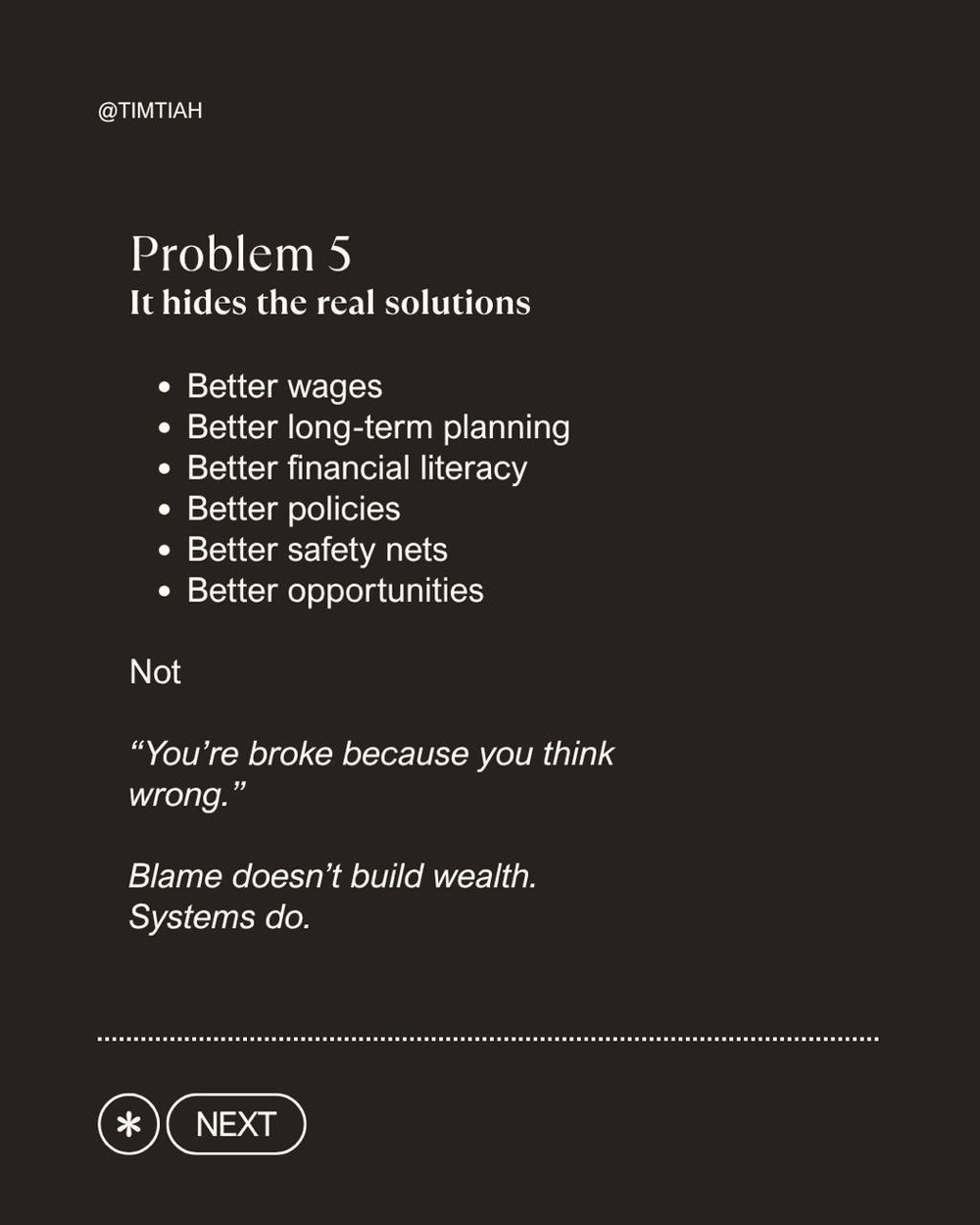 Image from: Why 'poor mindset' is gaslighting