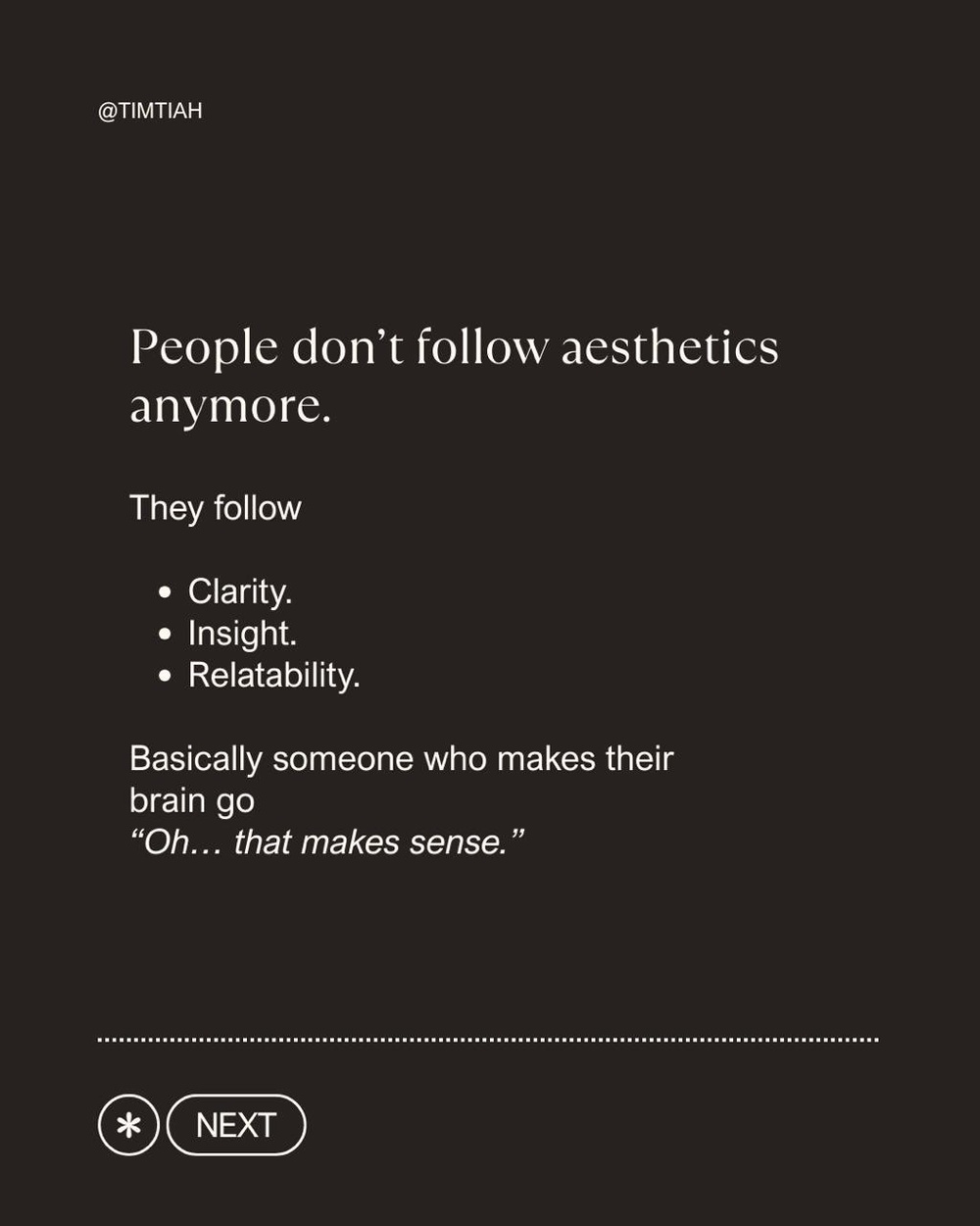 Image from: The lifestyle influencer is dead