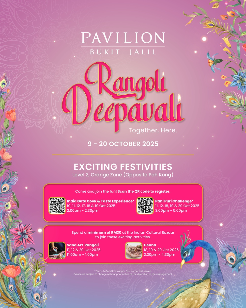 Image from: Celebrate The Spirit Of Rangoli Deepavali Together, Here At Pavilion Bukit Jalil