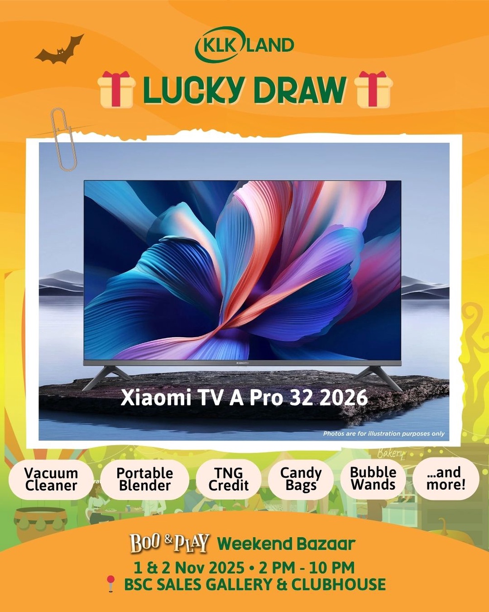 Image from: Win a Smart TV This Halloween at Boo & Play Weekend Bazaar!