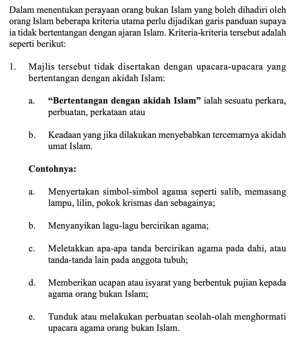 Image from: Ex-Religious Affairs Minister: Haram for Muslims to join 'Secret Santa', even if intention is merely to give presents 