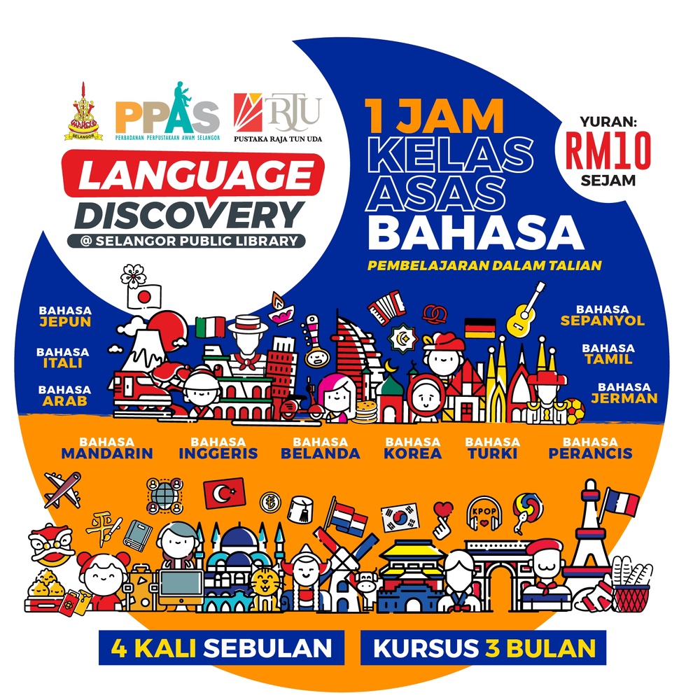 Image from: Selangor to offer FREE Tamil, Mandarin, French, Spanish, German & Arabic classes in 2026! Here's what you should know