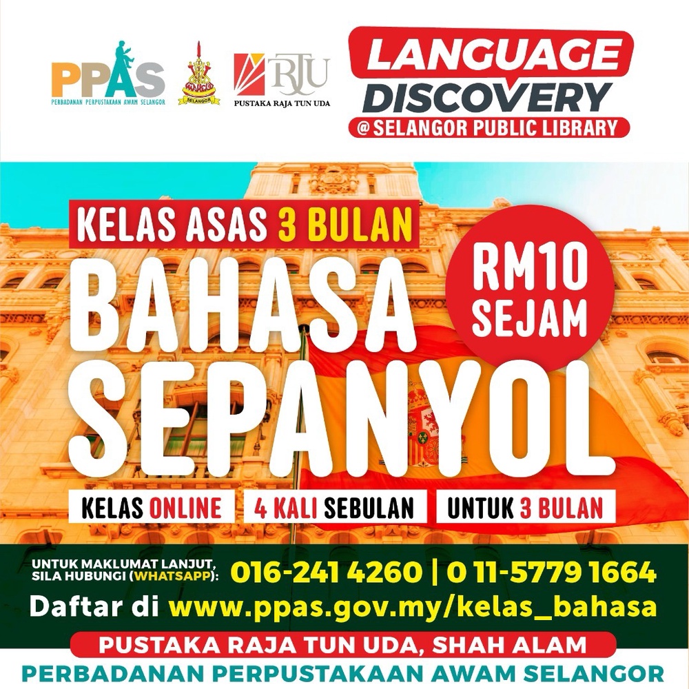 Image from: Selangor to offer FREE Tamil, Mandarin, French, Spanish, German & Arabic classes in 2026! Here's what you should know