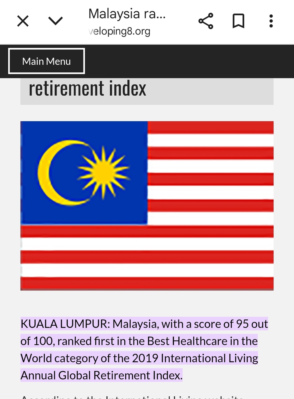 Image from: Malaysia's Healthcare.