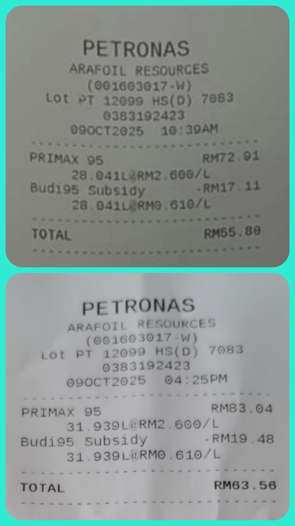 Image from: BUDI MADANI: Inisiatif Kerajaan menyalurkan subsidi petrol RON95 kepada rakyat dengan harga RM1.99 seliter #DemiMalaysia