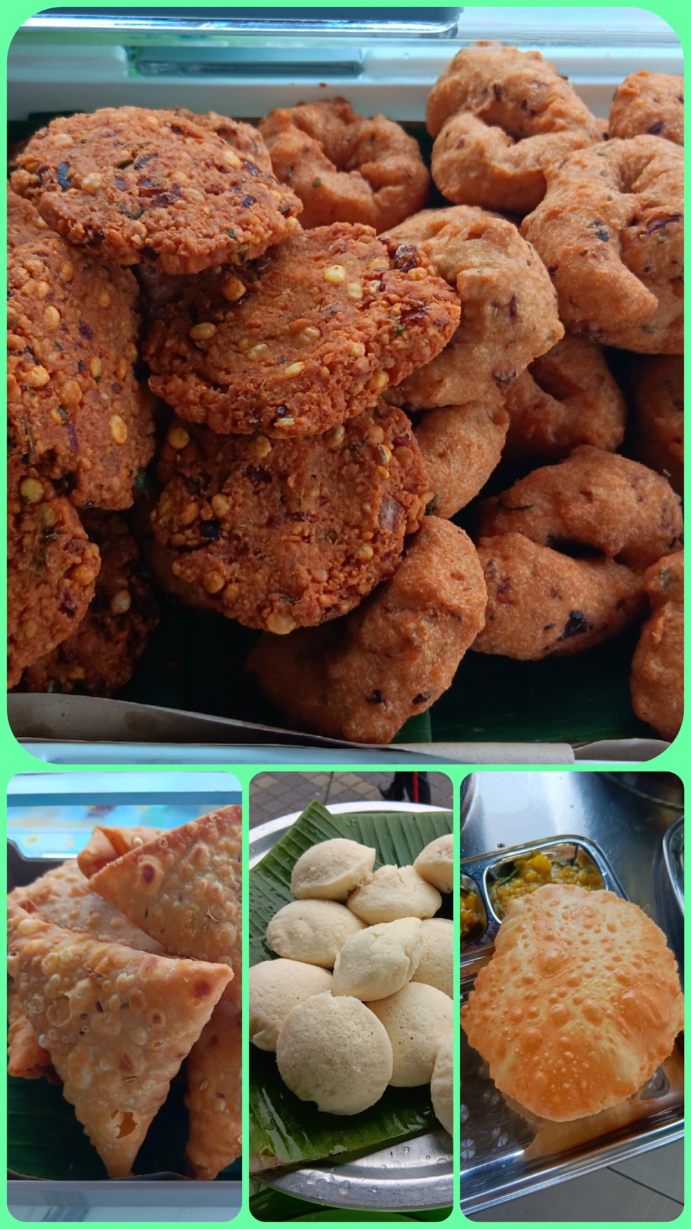Image from: The significant of "Vadey" & "Ideli" served as classic breakfast combination or snack with "Roti canai" #JalanJalanMakan