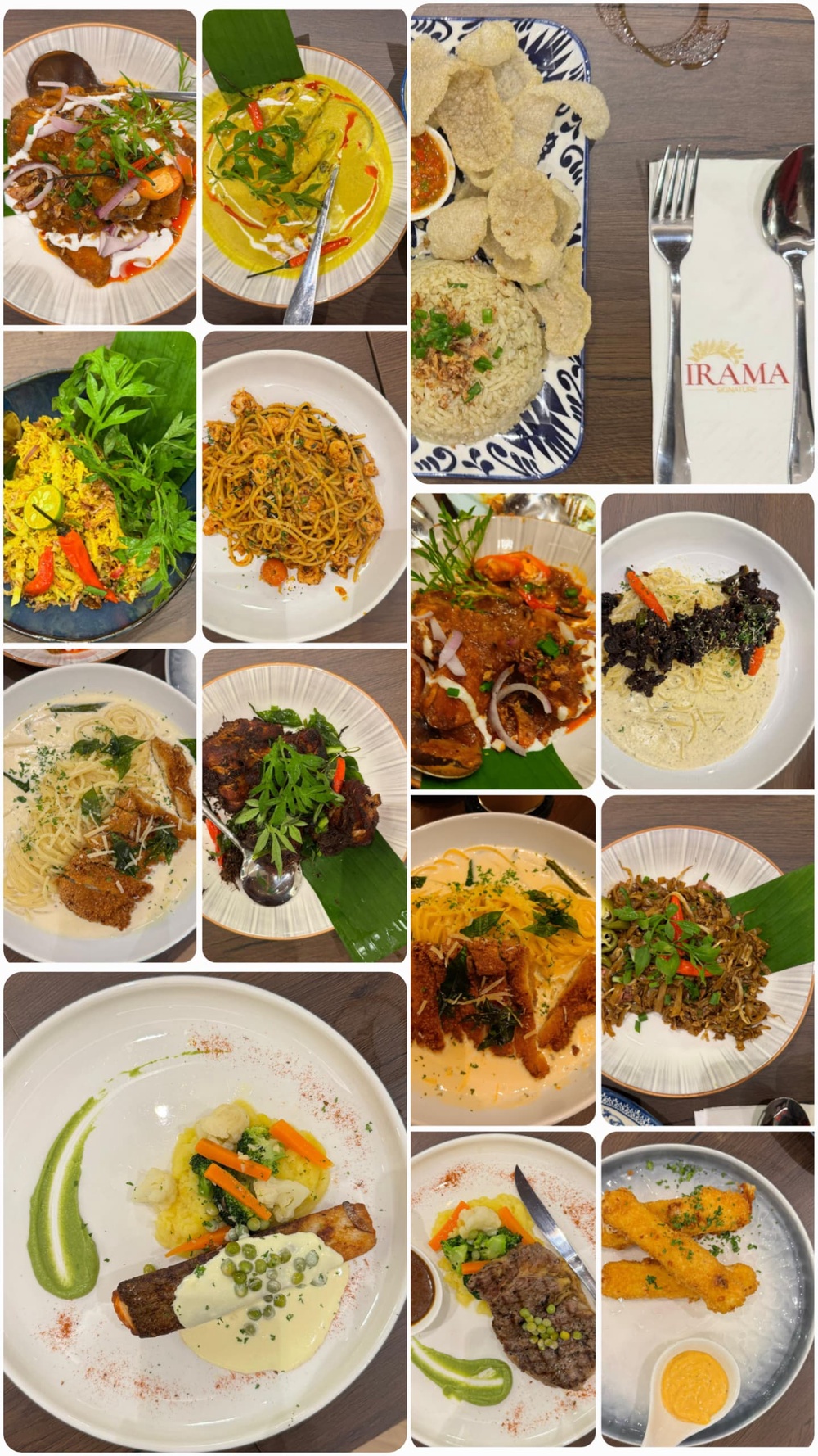 Image from: IRAMA Signature at IOI City Mall offers Malay & Nusantara flavors in a modern Malaysian dining settings #JalanJalanMakan