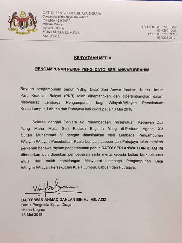 Image from: Titah Addendum Dan Kuasa YDPA