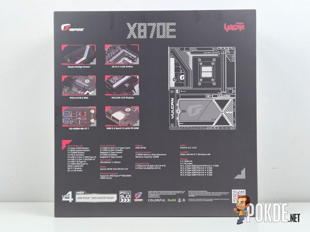 COLORFUL iGame X870E Vulcan OC Review - The Beauty Of The Beast - 200