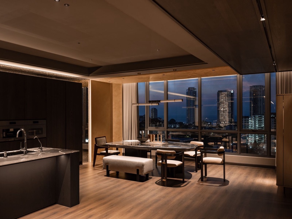 View of Home tour: A coastal luxury penthouse with bespoke details in Penang