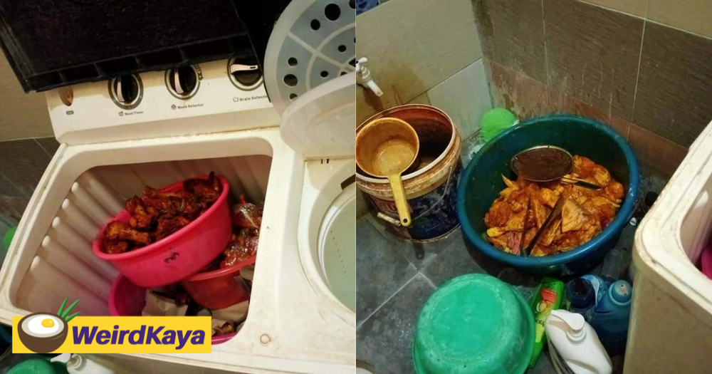 Msian Woman Caught Hiding Food In Washing Machine And Toilet To Sell 