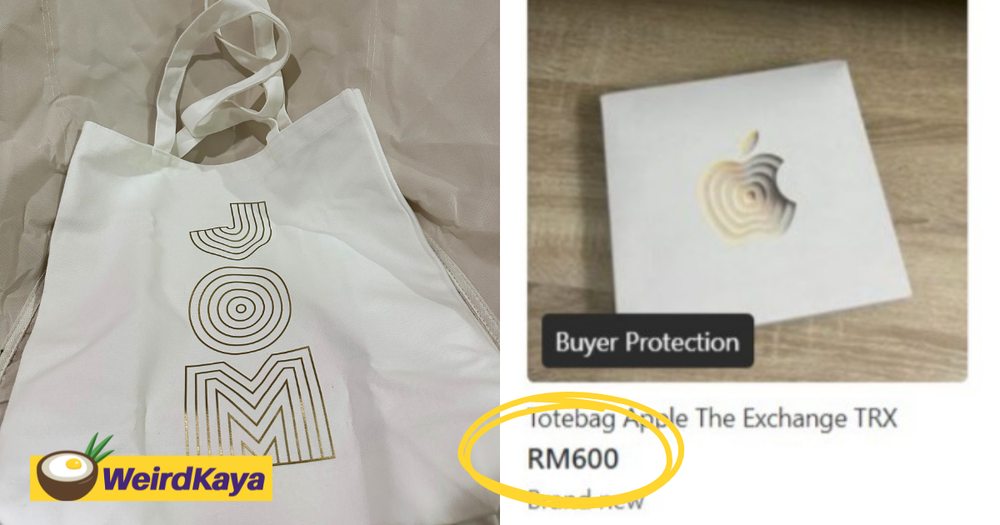 M’sians Sell TRX Apple Store Complimentary Tote Bag For Up To RM600 On ...