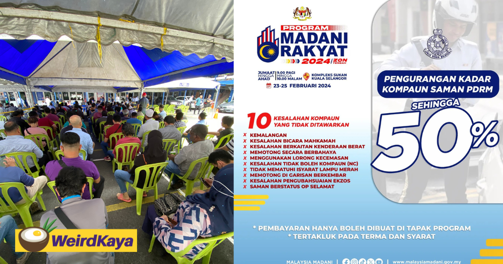 PDRM Offers 50% Discount On Traffic Summonses During MADANI Program ...