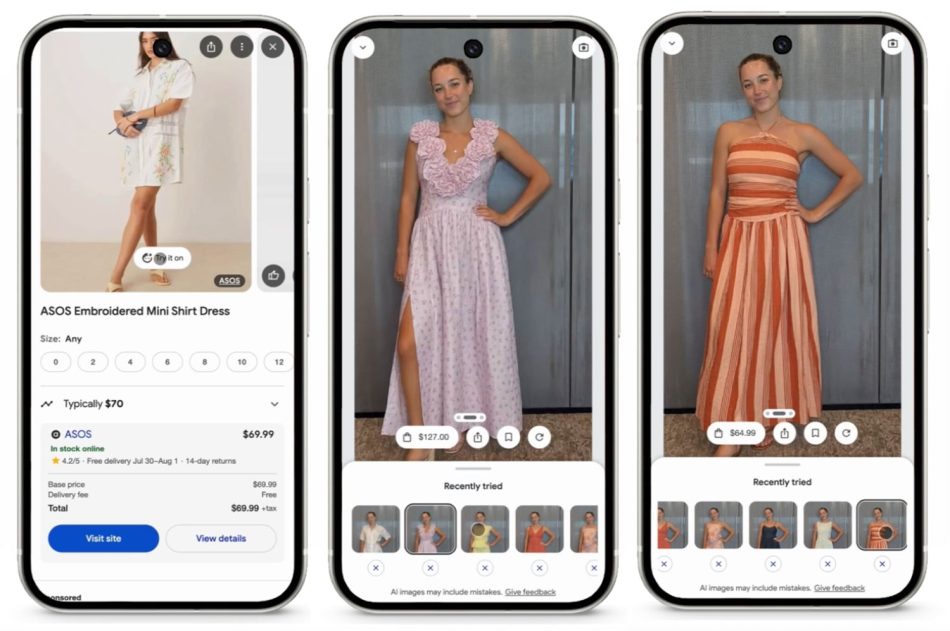 Image from: Google Try On Kini Di Malaysia – Baju Boleh “Dipakai” Sebelum Dibeli Di Atas Talian
