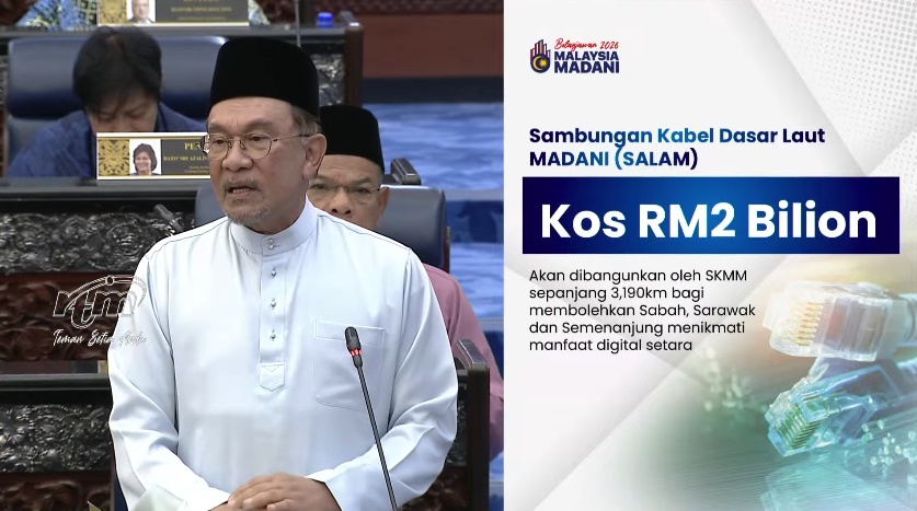 Image from: SKMM Memulakan Perbincangan Untuk Membangunkan Sambungan Kabel Dasar Laut MADANI