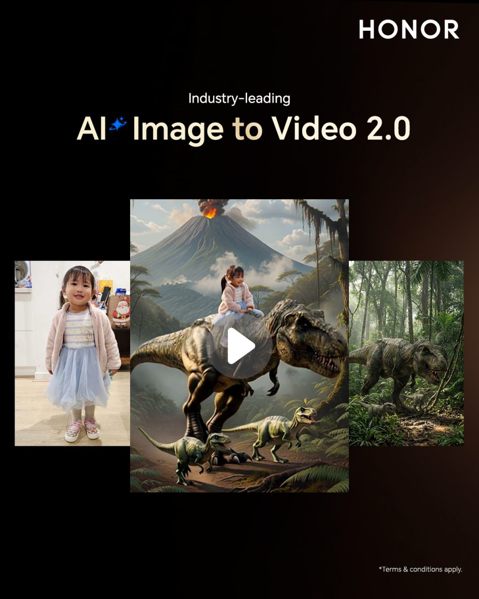 Image from: Siri Honor 600 Dilengkapi Ciri AI Image to Video 2.0 – Pelancaran Di Malaysia Pada 22 April 2026