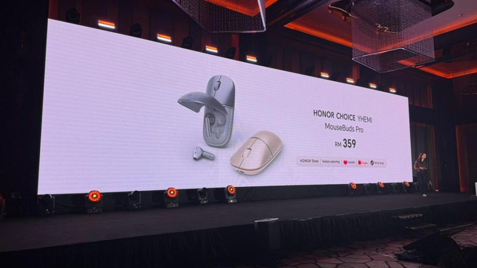Image from: Honor Choice YHEMI MouseBuds Pro Dijual Pada Harga RM359 – Tetikus Nirwayar Dengan Fon Telinga Terbina