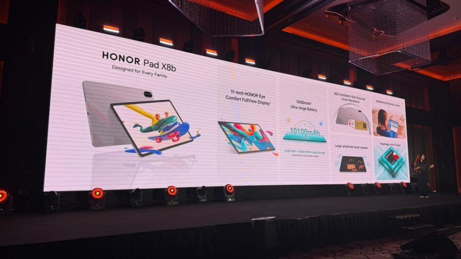 Image from: Tablet Honor Pad X8b LTE Dijual Di Malaysia Bermula Harga RM799