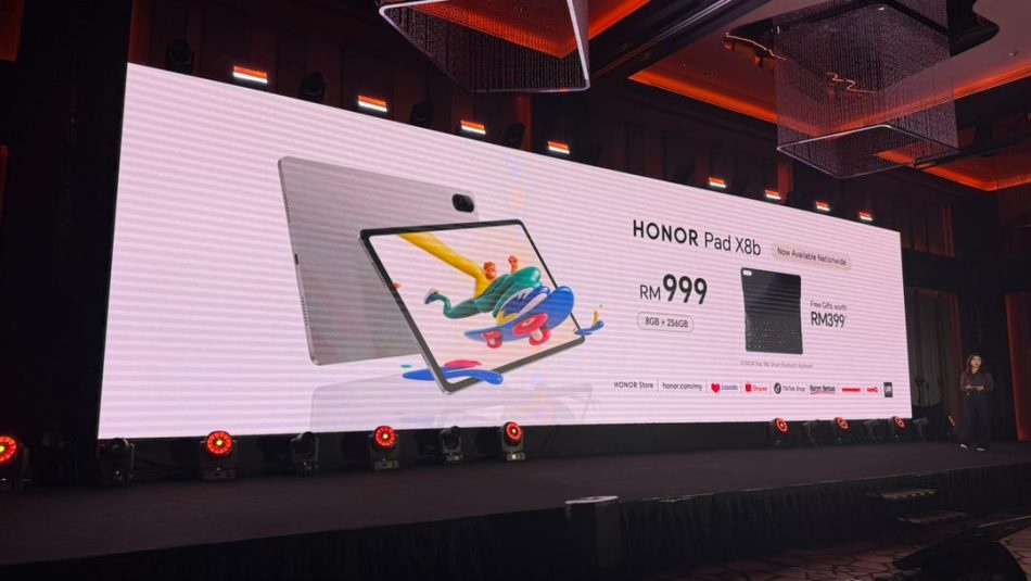 Image from: Tablet Honor Pad X8b LTE Dijual Di Malaysia Bermula Harga RM799
