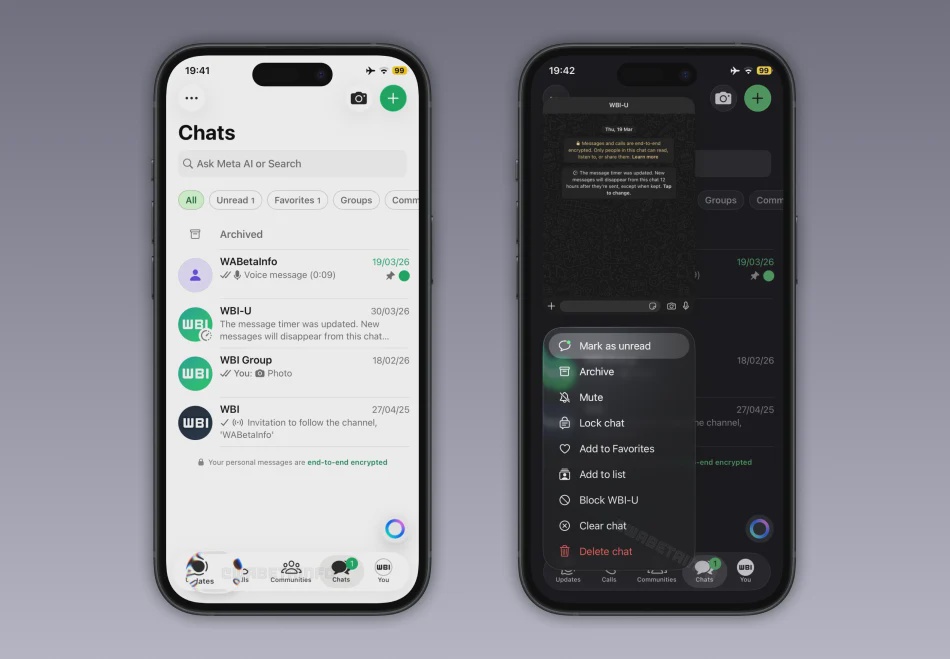 Image from: WhatsApp Mula Menguji Antaramuka Liquid Glass Untuk Pengguna iOS Terpilih