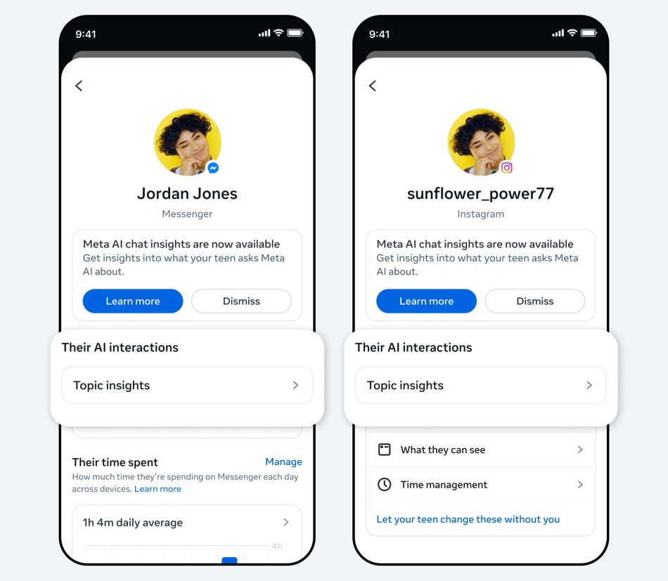 Image from: Meta Benarkan Ibu Bapa Melihat Topik Atau Pertanyaan Anak Di Chatbot AI