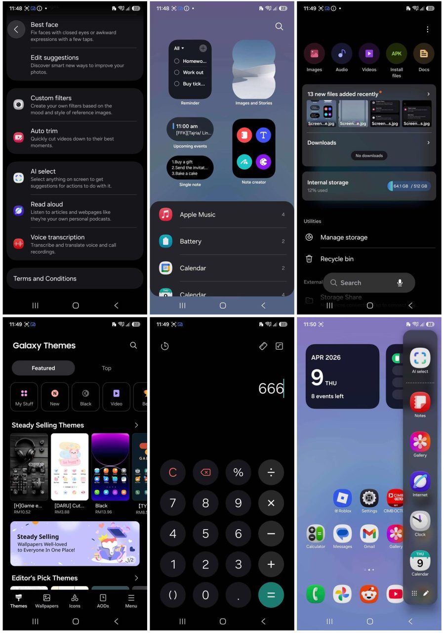 Image from: Ulasan Samsung Galaxy A57 5G – Peranti Pertengahan Pilihan Paling Selamat