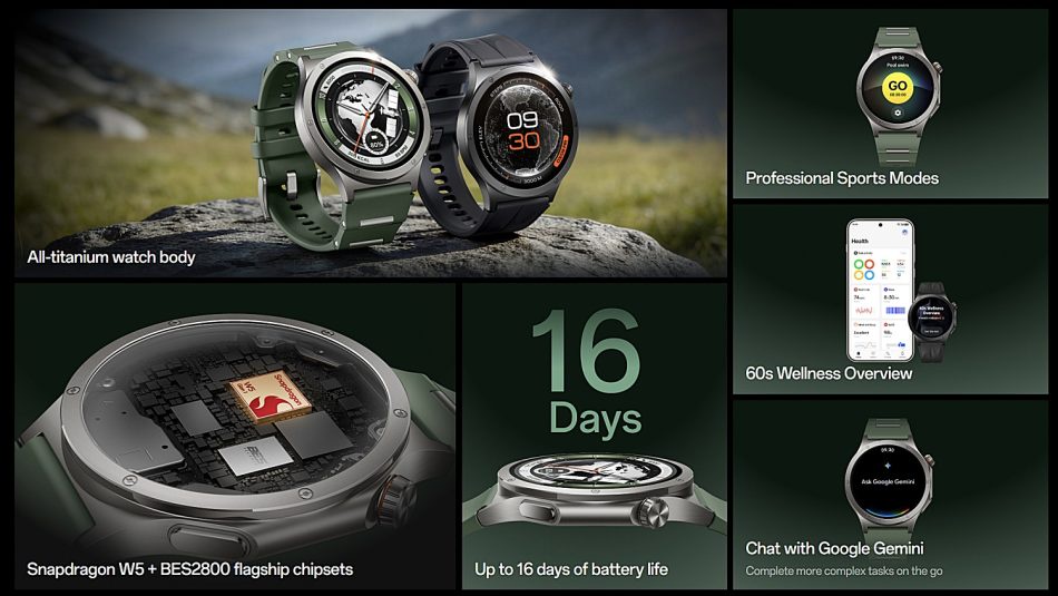 Image from: OnePlus Watch 4 Dilancarkan Dengan Wear OS 6