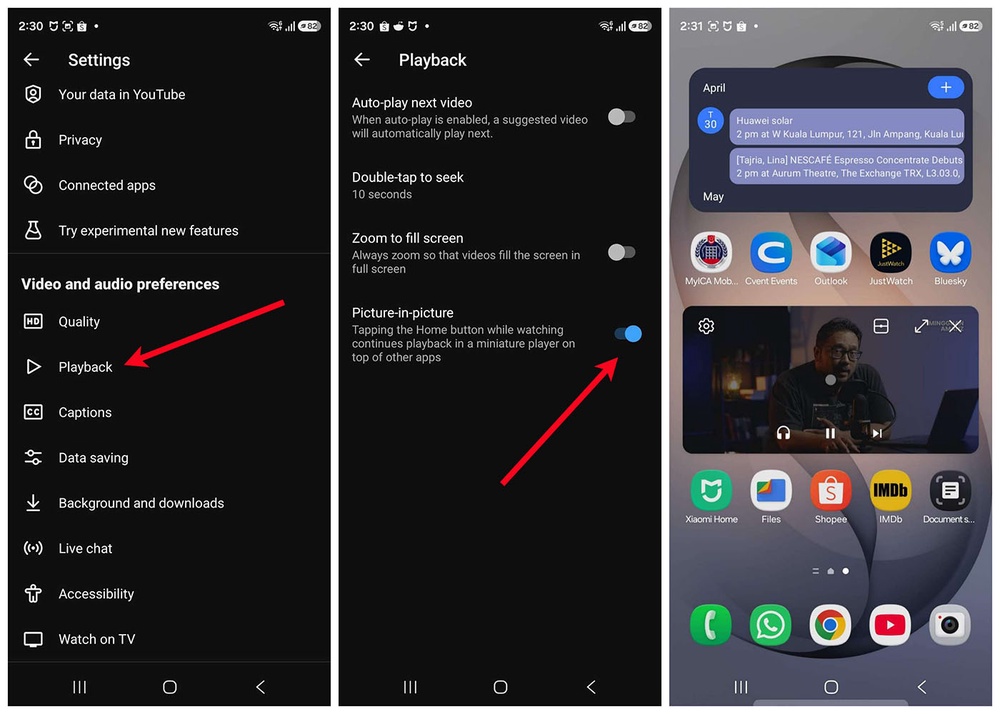 Image from: Ciri Picture-in-Picture (PiP) Di YouTube Boleh Digunakan Tanpa Langganan Premium